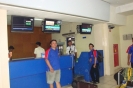 Danias at check-in counter